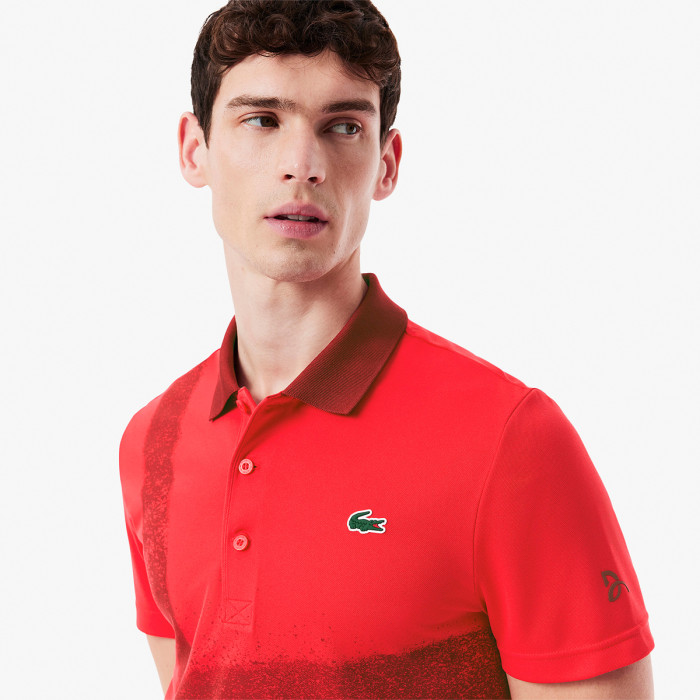 Polo LACOSTE djokovic version fan paris Polo LACOSTE djokovic version fan paris