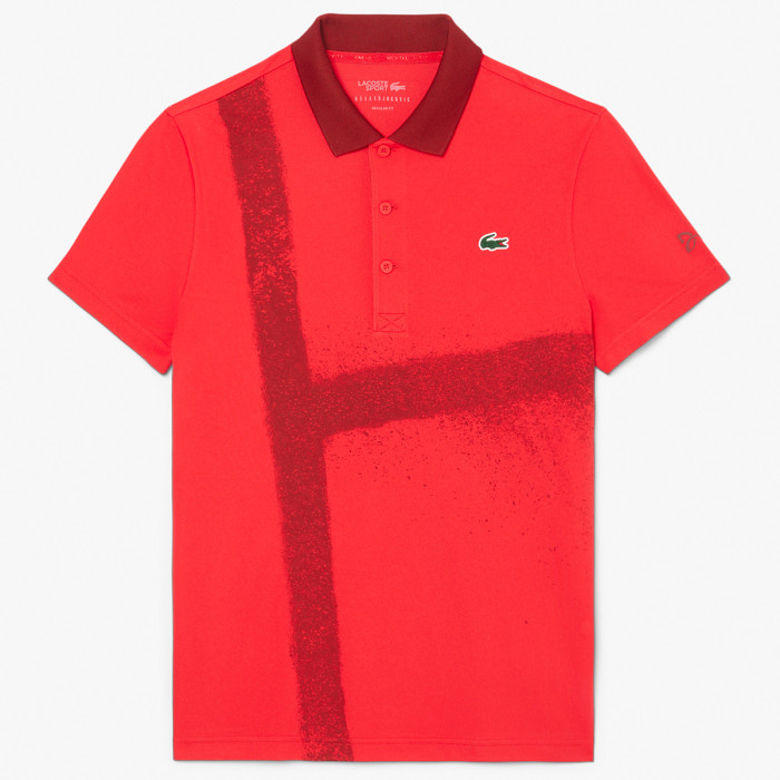 Polo LACOSTE djokovic version fan paris Polo LACOSTE djokovic version fan paris
