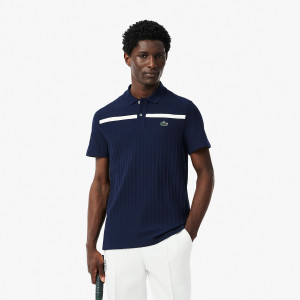 Polo LACOSTE heritage plisse