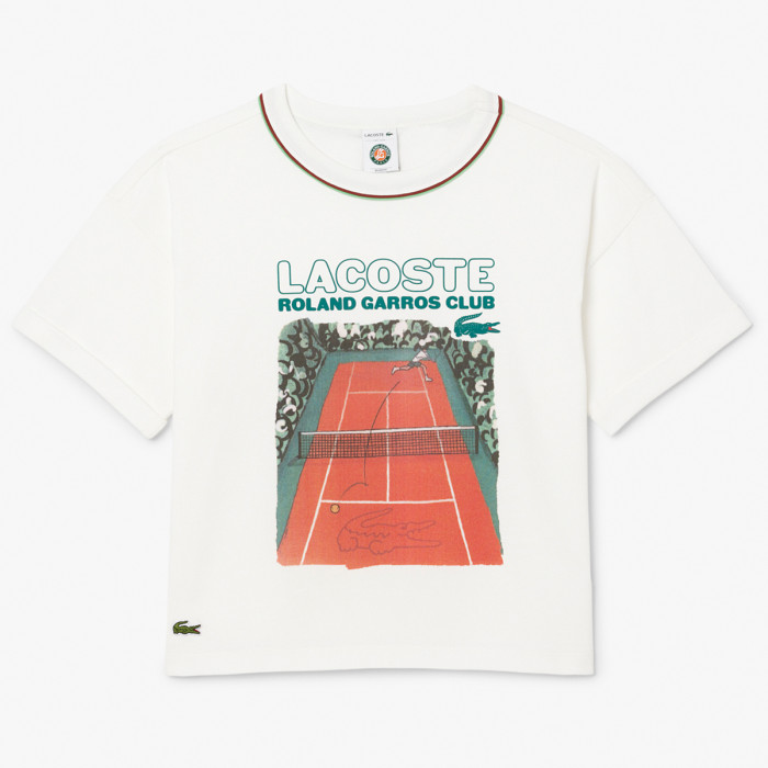 T-shirt LACOSTE femme roland-garros club