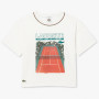 T-shirt LACOSTE femme roland-garros club