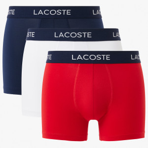 Pack de 3 boxers LACOSTE polyester