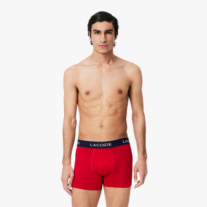 Pack de 3 boxers LACOSTE polyester