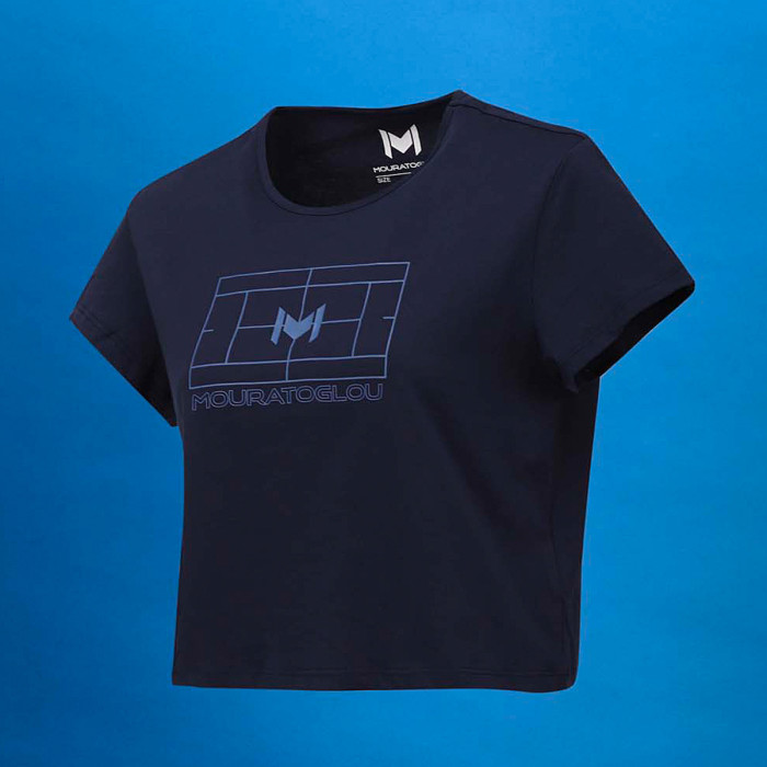 T-shirt MOURATOGLOU APPAREL femme training coton T-shirt MOURATOGLOU APPAREL femme training coton