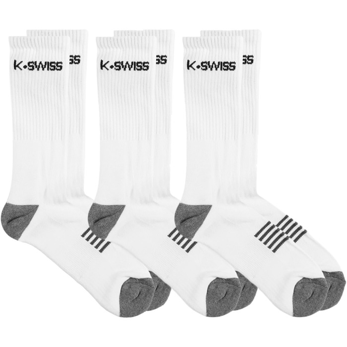 3 paires de chaussettes K-SWISS sport (mid)