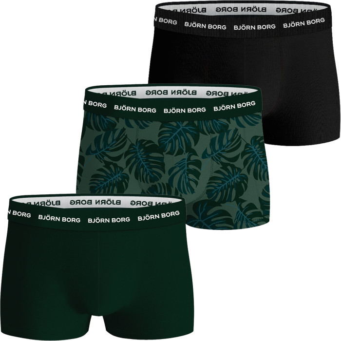 Pack de 3 boxers BJORN BORG sports coton stretch trunk