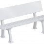 Tennis bench white 1.5m