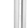 Pair of 80mm square tube aluminum posts with sleeves