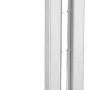 Pair of 80mm square tube aluminum posts with sleeves