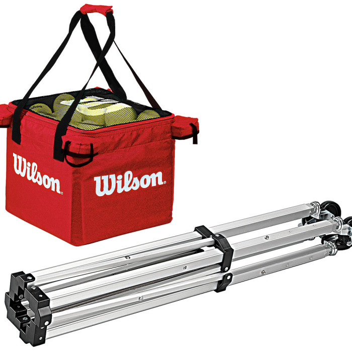 WILSON wheeled basket 150 balls WILSON wheeled basket 150 balls