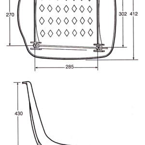 Seat for referee chair Seat for referee chair