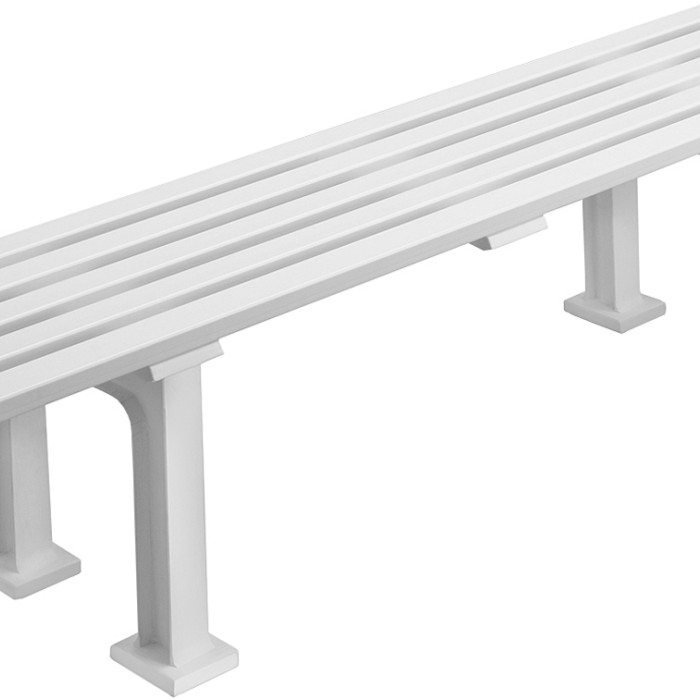 White tennis bench 1.5m
