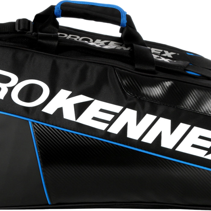 Tennis bag thermo PRO KENNEX double black/blue Tennis bag thermo PRO KENNEX double black/blue