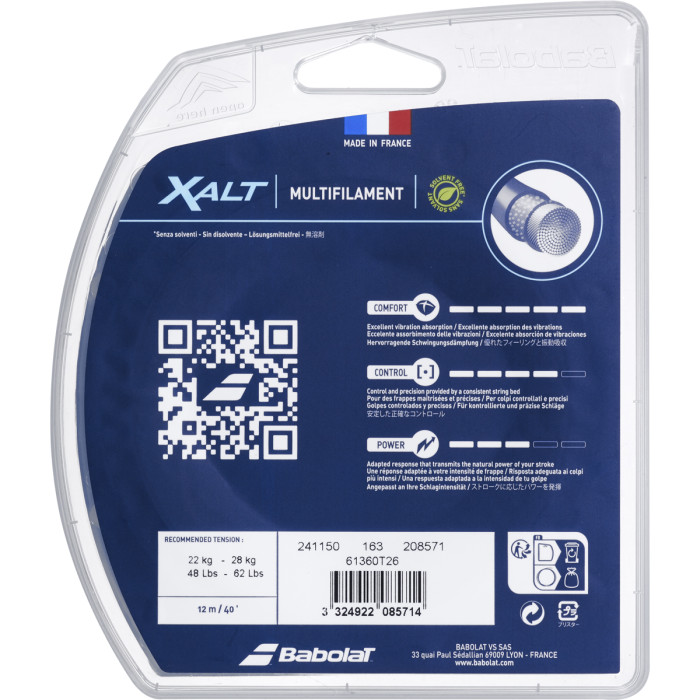 Cordage BABOLAT xalt (12 metres) Cordage BABOLAT xalt (12 metres)