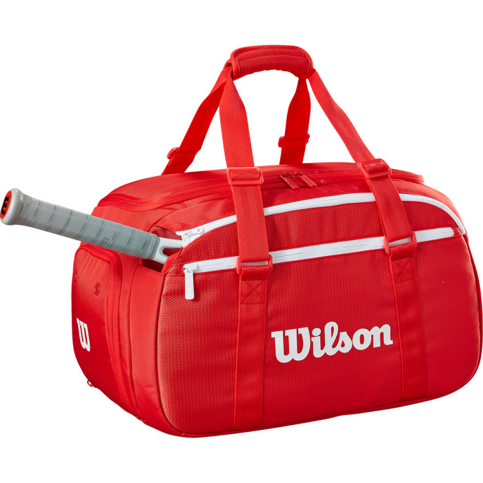 Duffle bag small WILSON super tour red 2025 Duffle bag small WILSON super tour red 2025