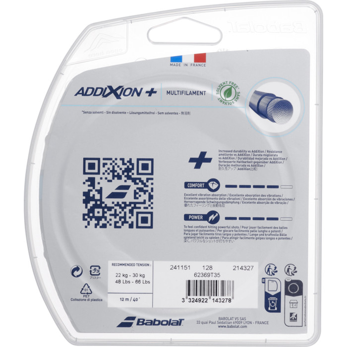 BABOLAT addixion+ string (12 metres) BABOLAT addixion+ string (12 metres)