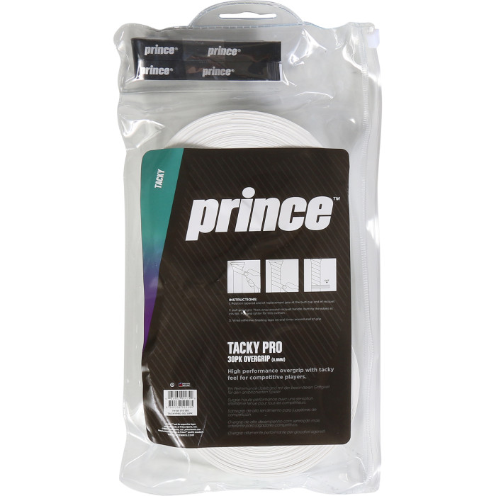Pack of 30 PRINCE tackypro overgrips Pack of 30 PRINCE tackypro overgrips