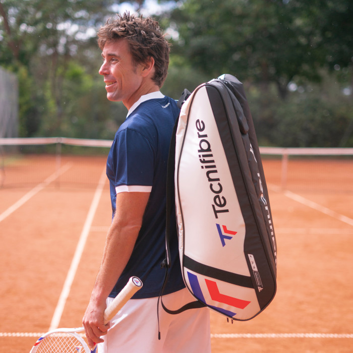 TECNIFIBRE tour endurance white 15r tennis bag TECNIFIBRE tour endurance white 15r tennis bag