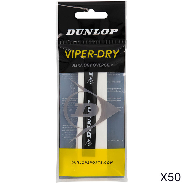 Lot de 50 surgrips DUNLOP viper-dry