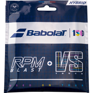 BABOLAT hybrid rpm blast string (1.25mm) + touch vs (1.30mm) 150 years