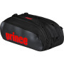 PRINCE tour 3 comp bk/pop rd tennis bag PRINCE tour 3 comp bk/pop rd tennis bag