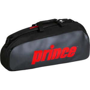 PRINCE tour 1 comp bk/pop rd tennis bag