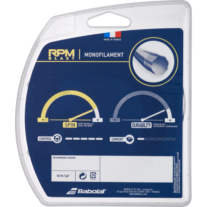 Cordage BABOLAT rpm blast (12 metres)