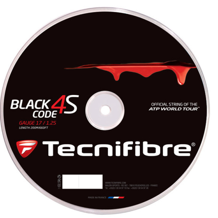 Bobine TECNIFIBRE black code 4s (200 metres) Bobine TECNIFIBRE black code 4s (200 metres)