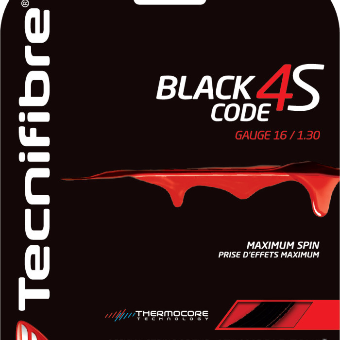 String TECNIFIBRE black code 4s (12 metres) String TECNIFIBRE black code 4s (12 metres)