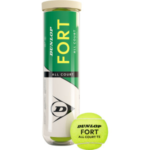 Tube of 4 DUNLOP fort tournament select balls