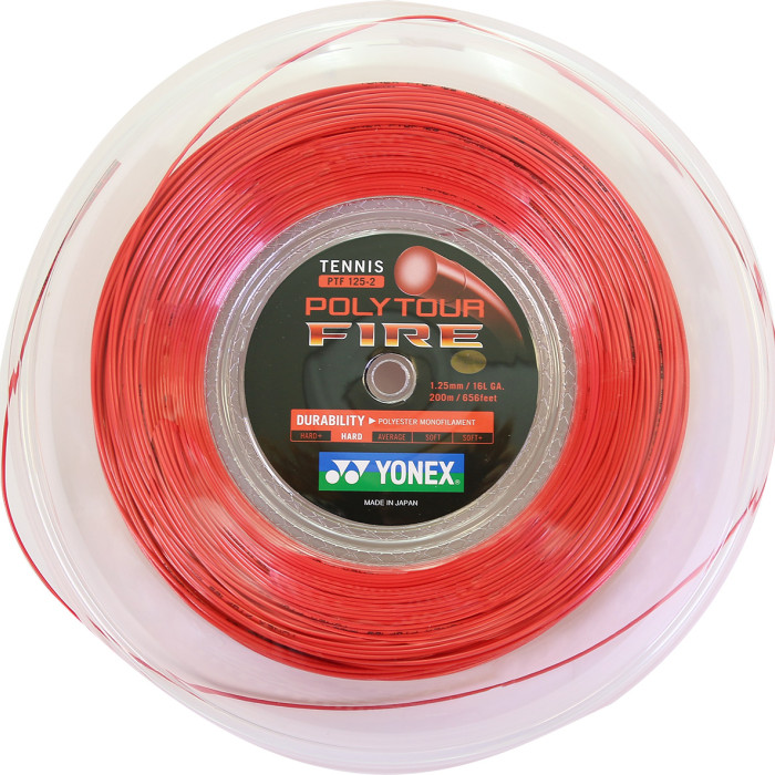 YONEX polytour fire spool (200 metres)