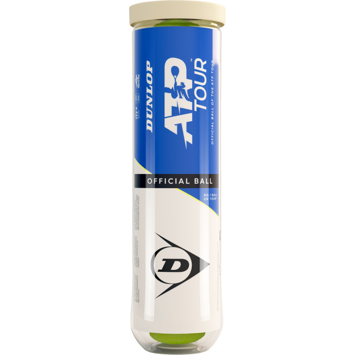 Tube of 4 DUNLOP atp balls Tube of 4 DUNLOP atp balls