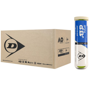 Box of 18 tubes of 4 DUNLOP atp balls Box of 18 tubes of 4 DUNLOP atp balls