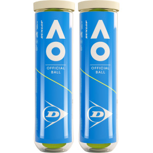 Bipack of 4 DUNLOP australian open balls Bipack of 4 DUNLOP australian open balls