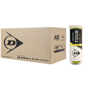 Box of 24 tubes of 3 DUNLOP tour brilliance balls Box of 24 tubes of 3 DUNLOP tour brilliance balls