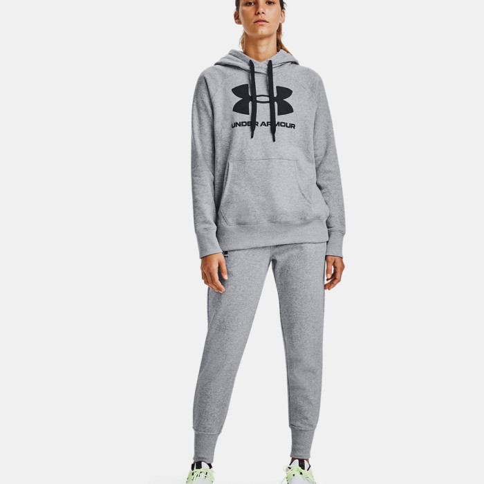 Sweat UNDER ARMOUR femme rival fleece logo a capuche Sweat UNDER ARMOUR femme rival fleece logo a capuche