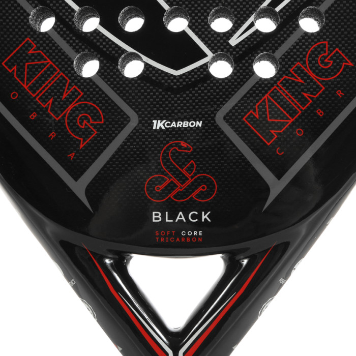 VIBOR-A king cobra black 2020 1k padel racquet VIBOR-A king cobra black 2020 1k padel racquet