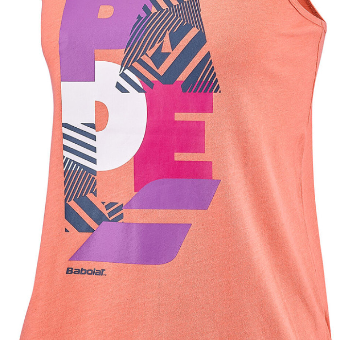 Women's BABOLAT padel cotton tank top Women's BABOLAT padel cotton tank top