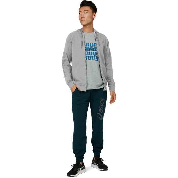 Sweat ASICS big logo a capuche full zip training Sweat ASICS big logo a capuche full zip training