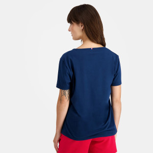Women's LE COQ SPORTIF essentiels v neck spring/summer t-shirt Women's LE COQ SPORTIF essentiels v neck spring/summer t-shirt
