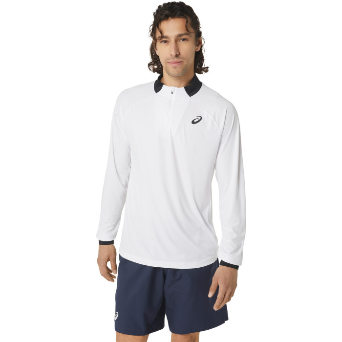 ASICS court 1/2 zip long-sleeve t-shirt