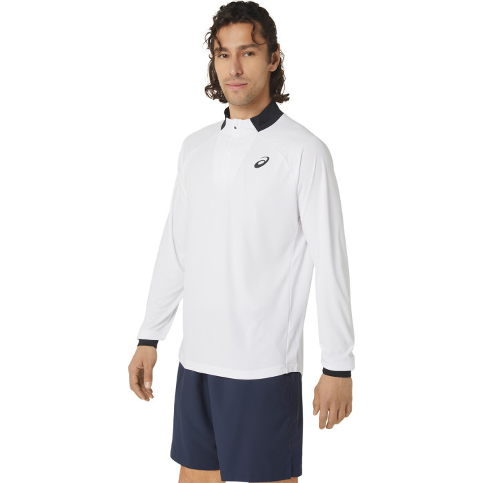 ASICS court 1/2 zip long-sleeve t-shirt