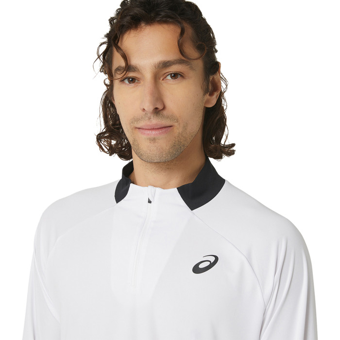 ASICS court 1/2 zip long-sleeve t-shirt