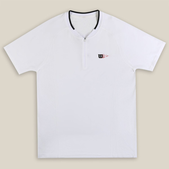 WILSON bela series seamless zip henley 2.0 t-shirt WILSON bela series seamless zip henley 2.0 t-shirt