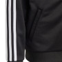 Sweat ADIDAS junior a capuche 3 bandes Sweat ADIDAS junior a capuche 3 bandes