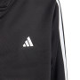 Sweat ADIDAS junior a capuche 3 bandes Sweat ADIDAS junior a capuche 3 bandes