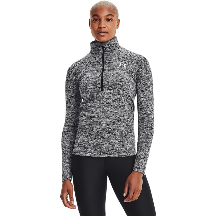 UNDER ARMOUR women's long sleeve twist 1/2 zip t-shirt