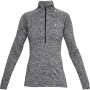 UNDER ARMOUR women's long sleeve twist 1/2 zip t-shirt