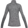 UNDER ARMOUR women's long sleeve twist 1/2 zip t-shirt