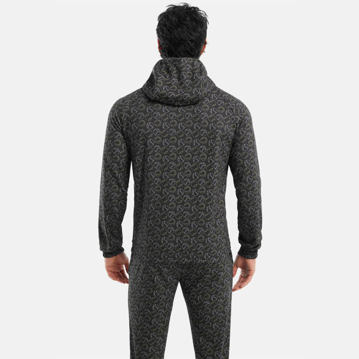 HYDROGEN mixte full zip tech hooded sweatshirt